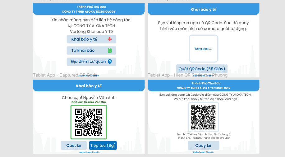 Smart Check-in Tablet App